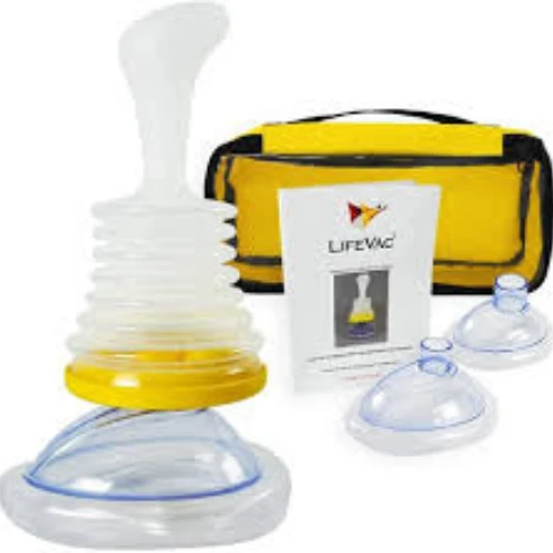 LifeVac Yellow Travel Kit - Compact Portable Anti-Choking Device for Kids & Ad
