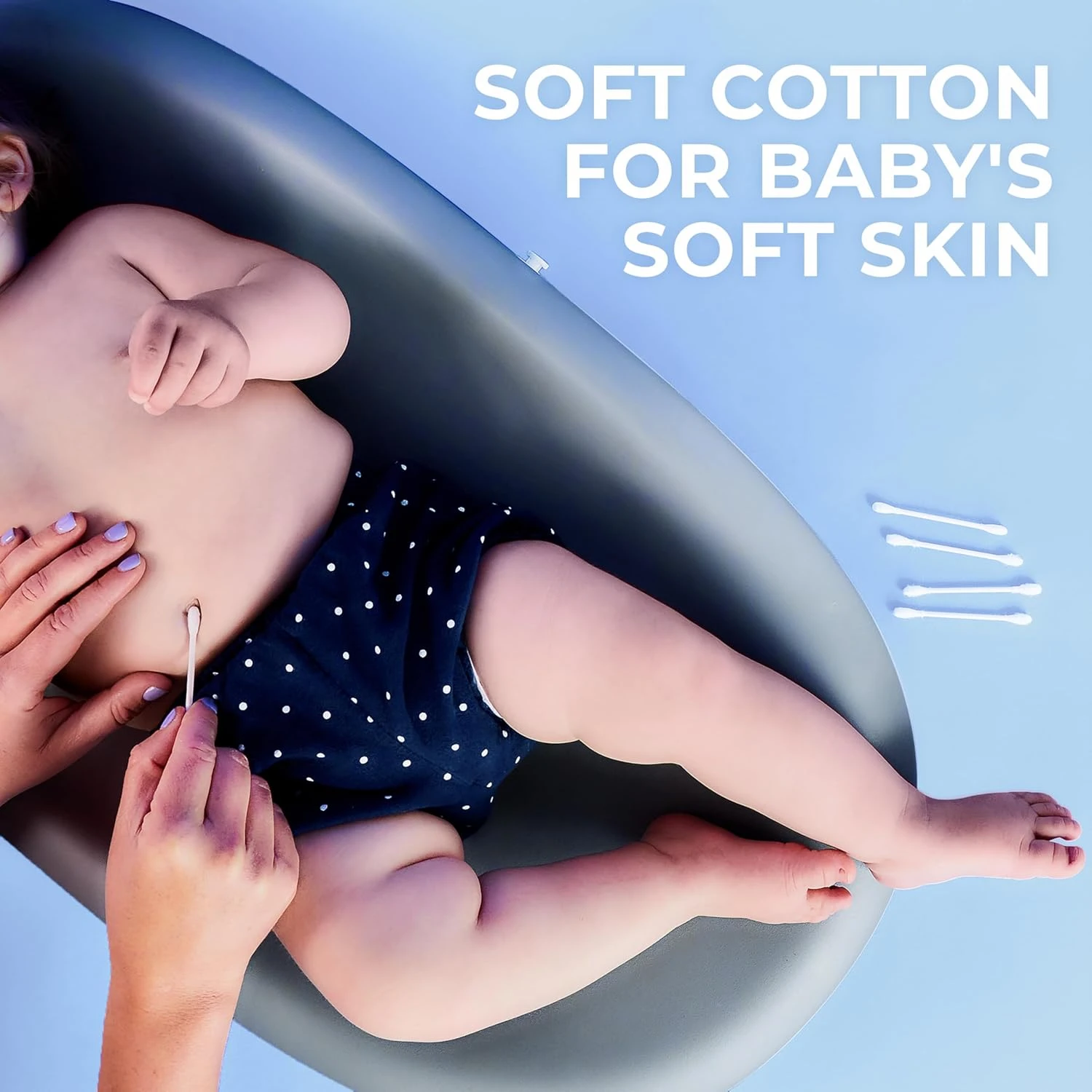 Q-tips Cotton Swabs For Hygiene and Beauty Care Original Cotton Swab Made With 1