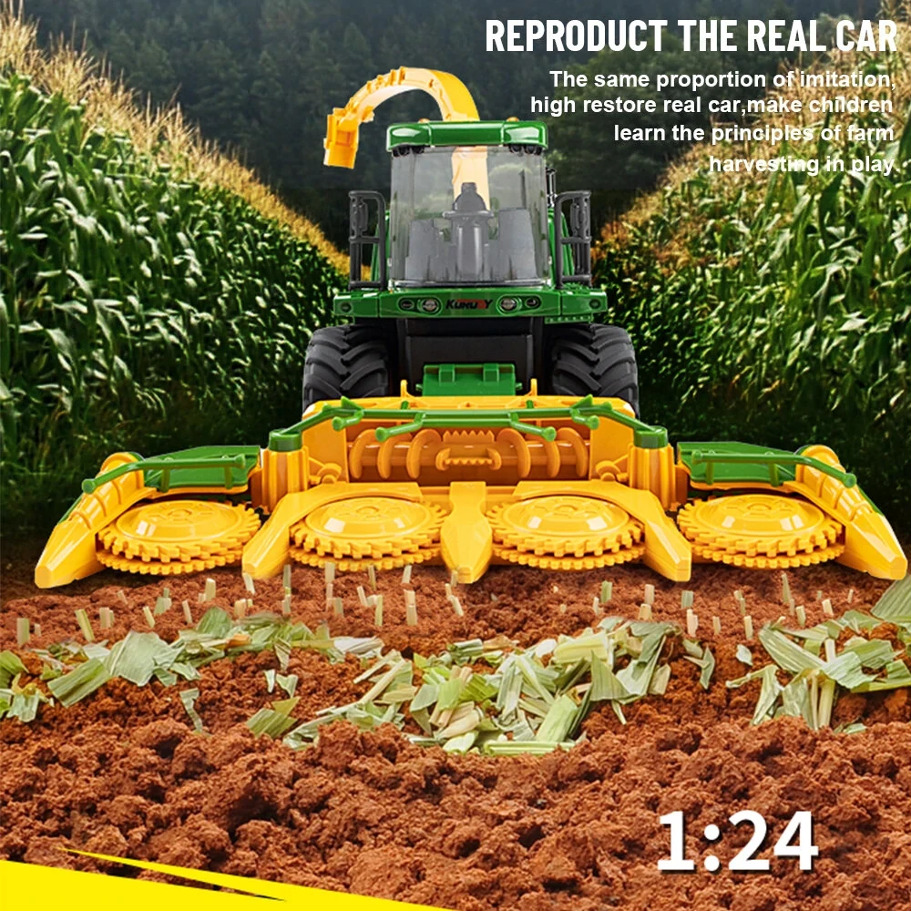 KORODY 6602 RTR 1/24 2.4G 6CH RC Car Harvester Truck Remote Control Farmer Model