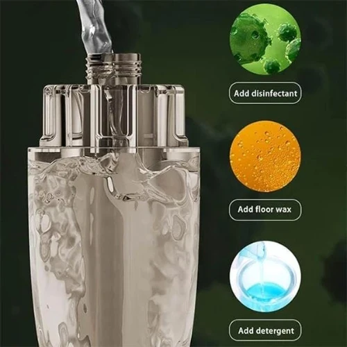 Floor Cleaning Mop Wet And Dry Rotatable with Long Handle