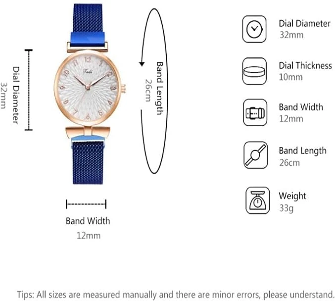 Quartz Watches For Women Magnetic Watch Ladies Fashion Wrist Watch Practical Des