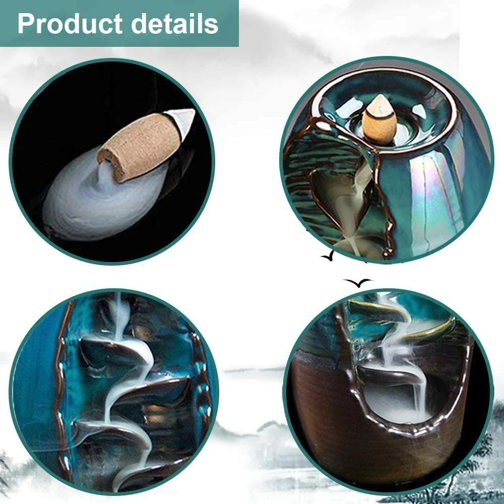 Waterfall Incense Burner