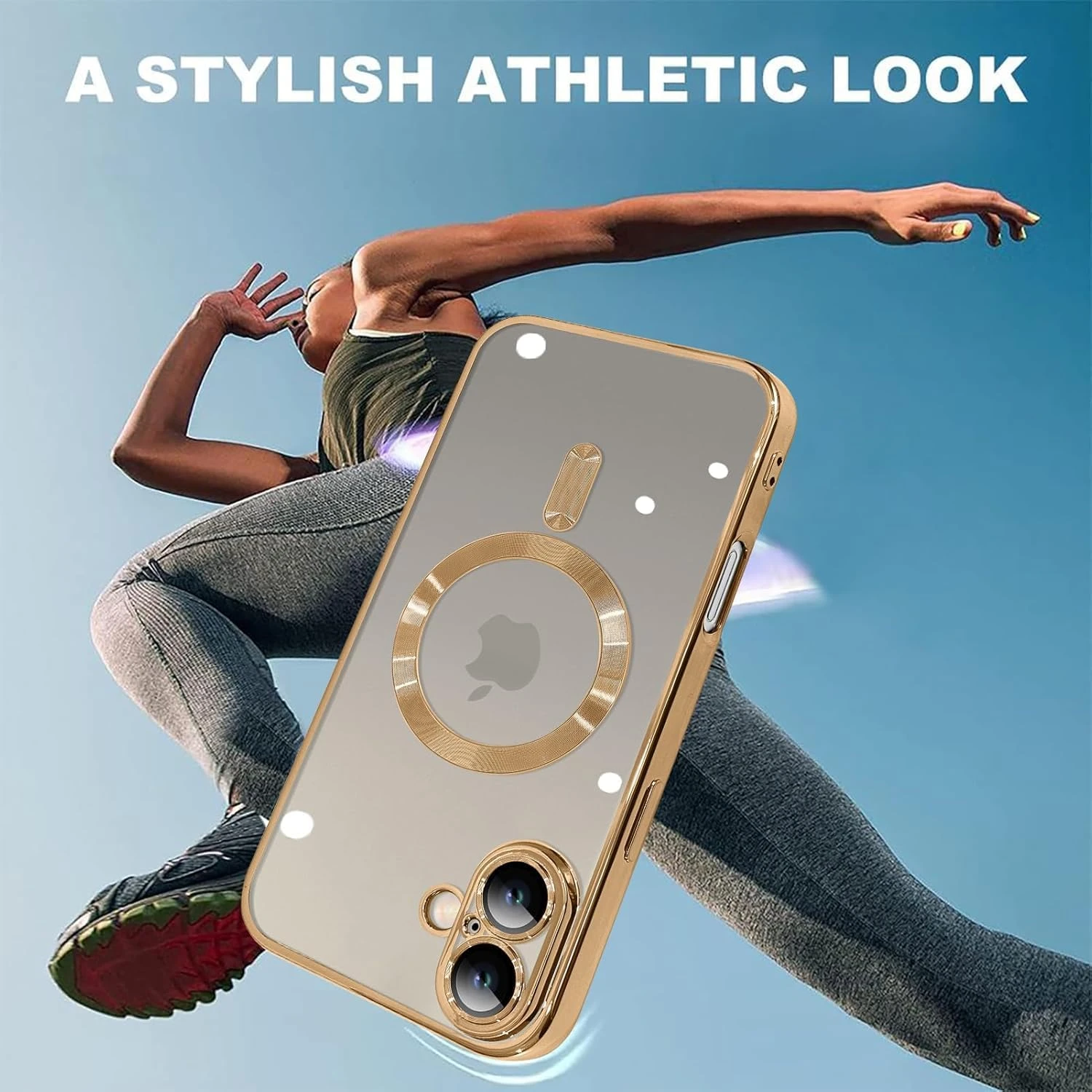 Magnetic for iPhone 16 Pro Case MagSafe [Never Yellowing] [Military Grade Drop P