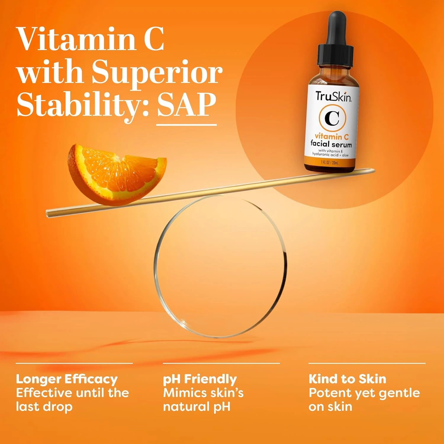 TruSkin Vitamin C Serum For Face – Anti Aging Formula with Vitamin C, Hyaluronic