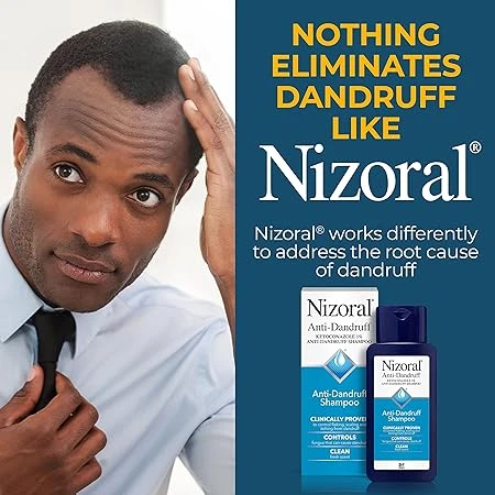 Nizoral AntiDandruff Shampoo, 7-Ounce Bottle 2 Pack