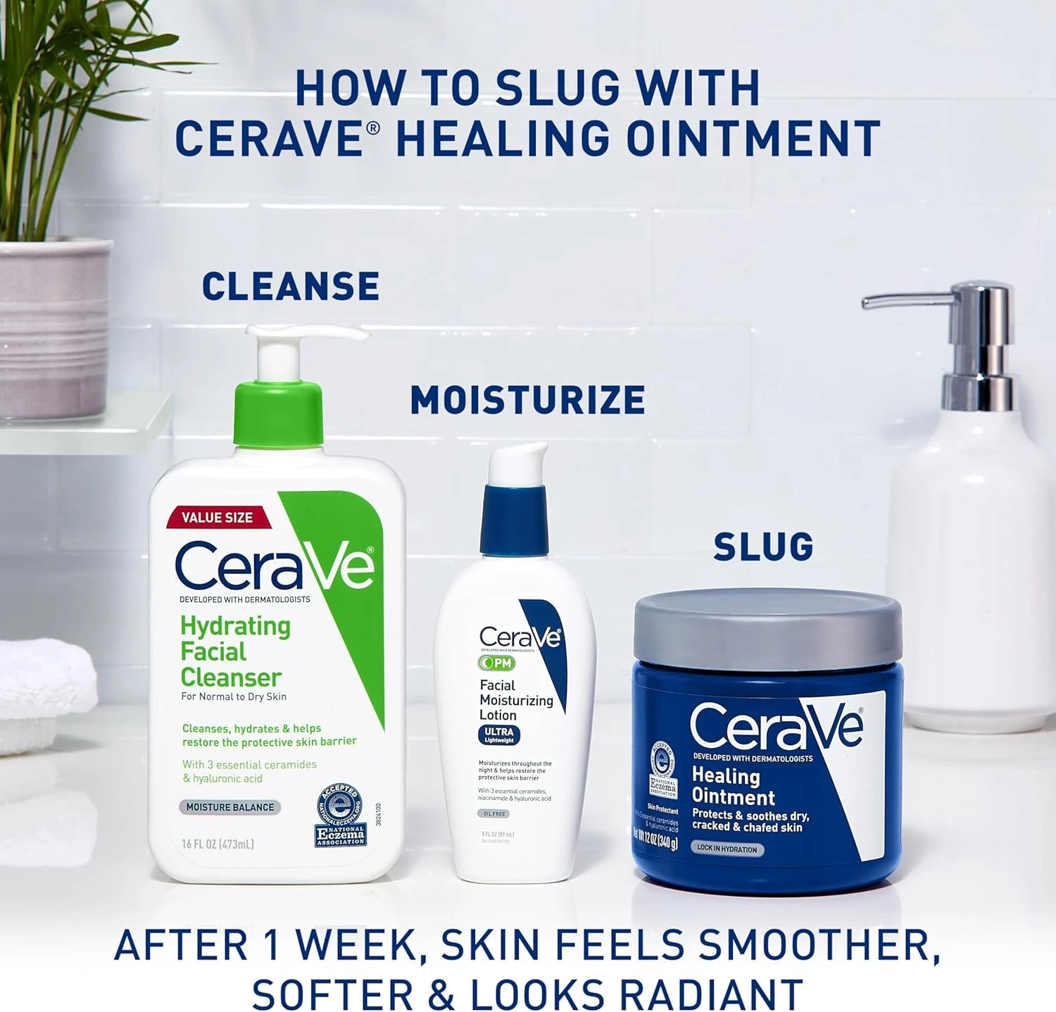 CeraVe Healing Ointment | Moisturizing Petrolatum Skin Protectant for Dry Skin w