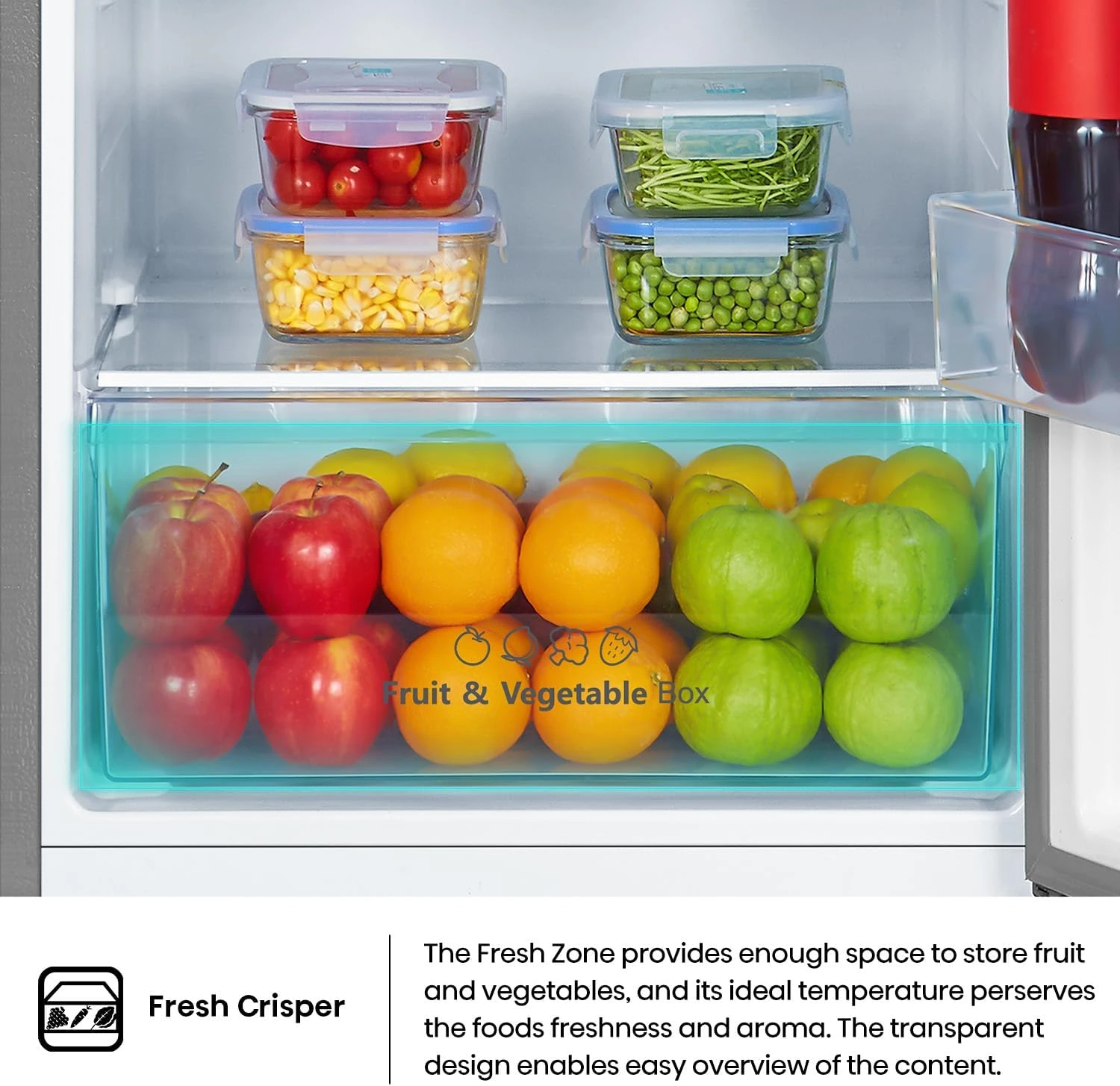 Hisense HTM60320D3, 418 Litres Top Mount Refrigerator with Inverter Compressor, 