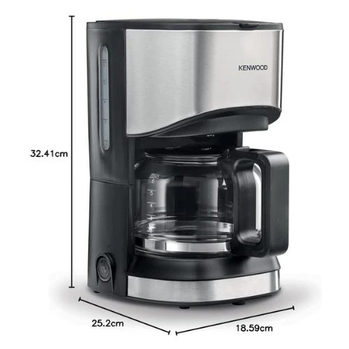 KENWOOD Coffee Machine Up To 6 Cup Coffee Maker for Drip Coffee and Americano 55