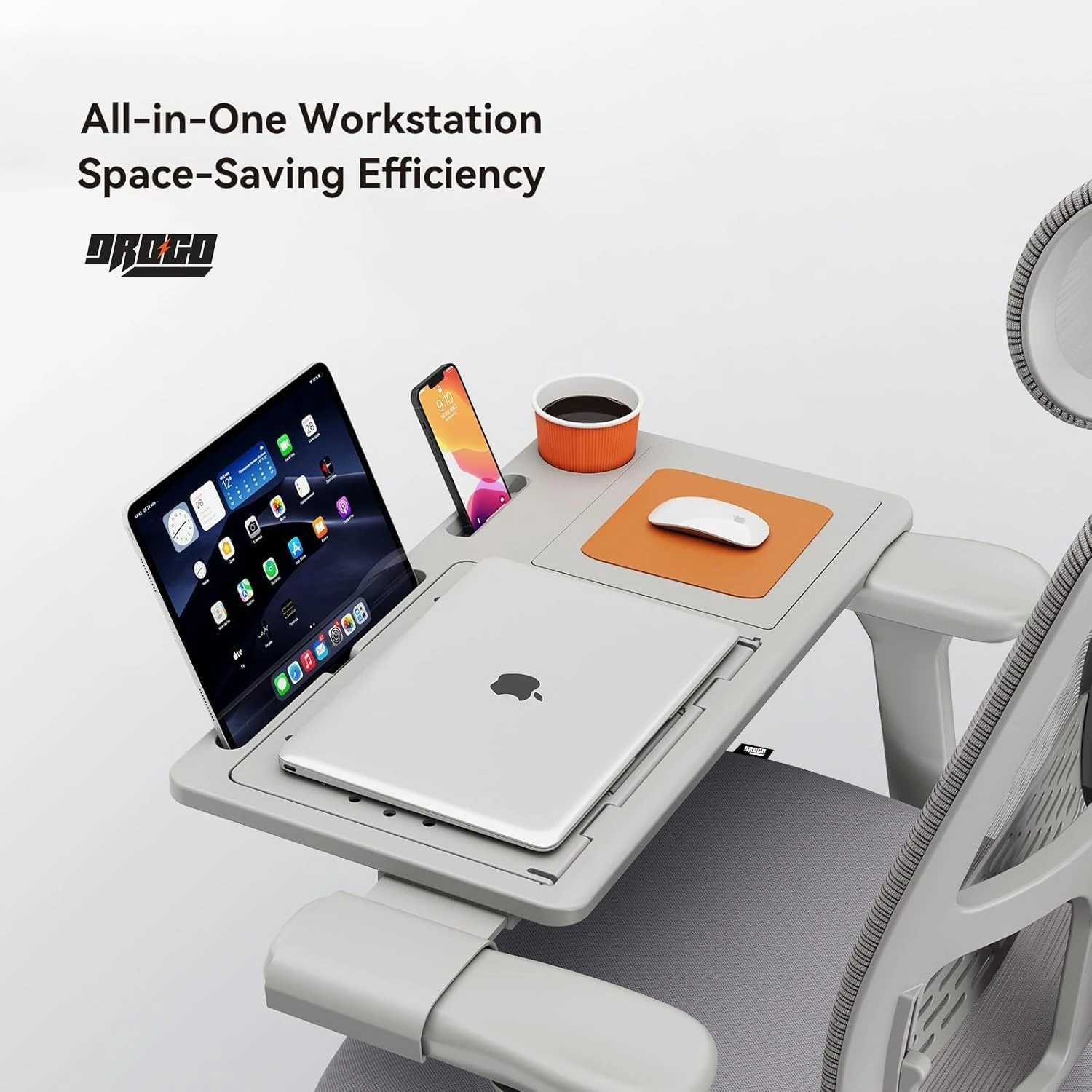 DROGO Ergonomic Office Chair for Work from Home, High Back Computer Chair with A