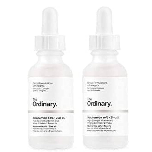 The Ordinary 2 Pack Niacinamide 10% + Zinc 1% 30ml Pack of 2