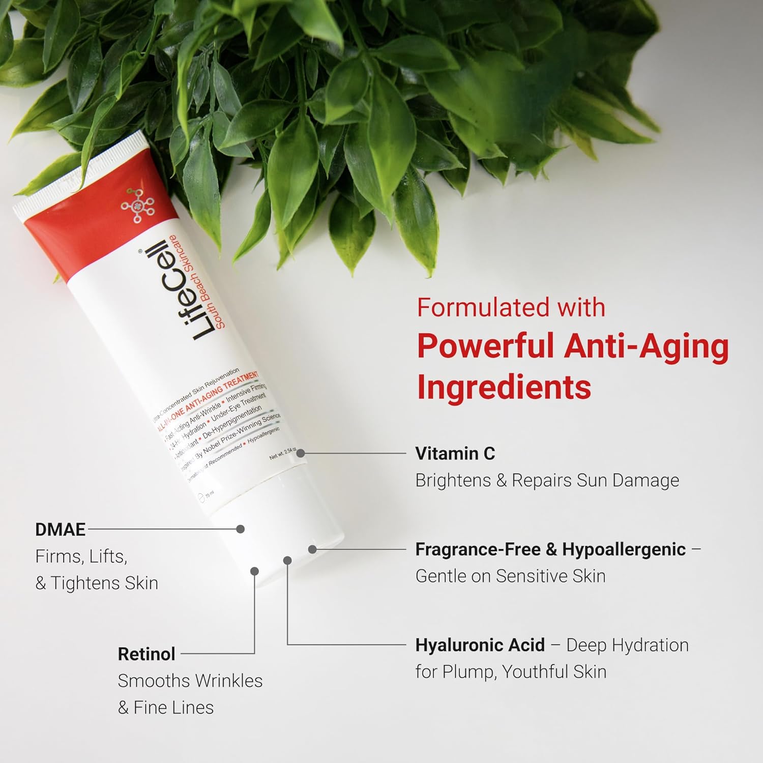 LifeCell All-in-One Anti-Aging Cream – Reduces Wrinkles, Fine Lines, Dark Circle