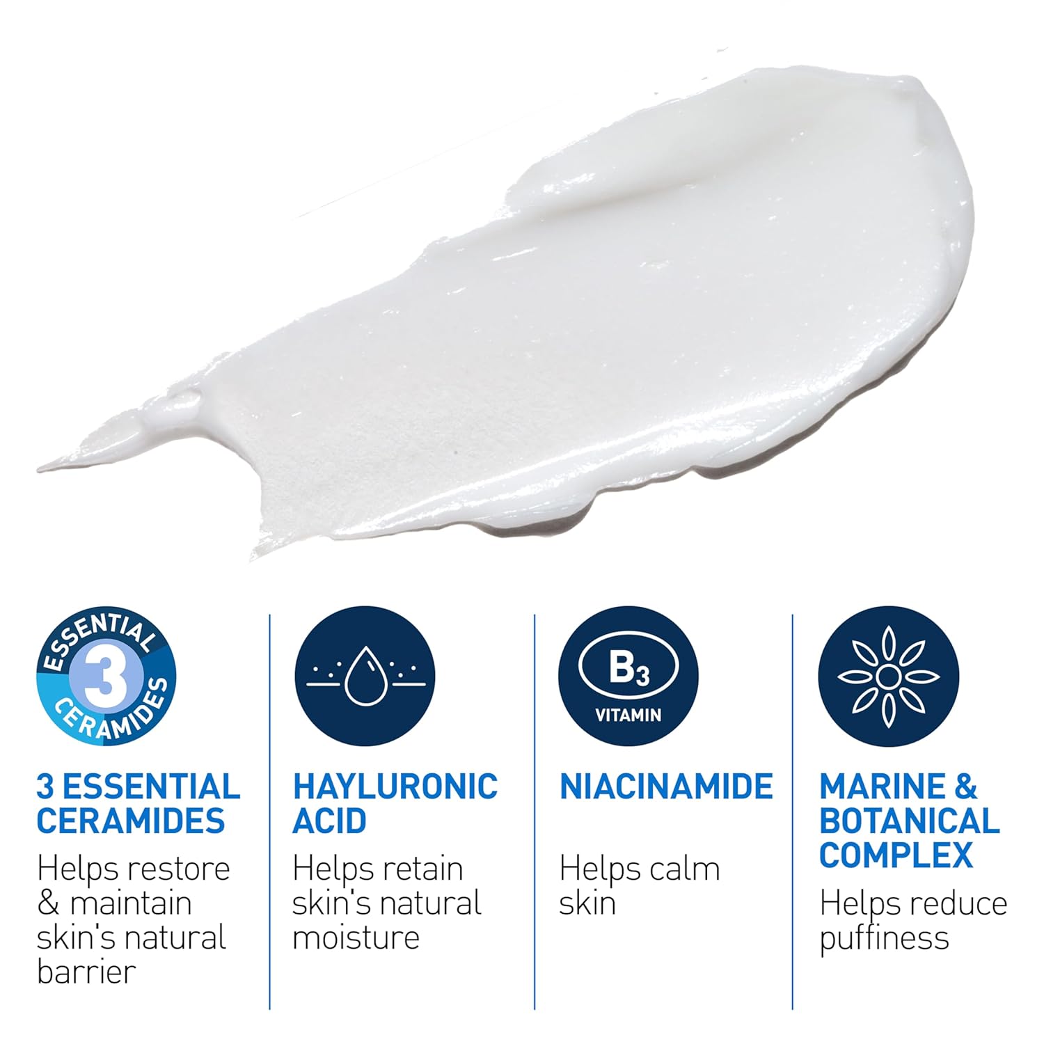 CeraVe Eye Repair Cream – Under Eye Treatment for Puffiness & Bags, Hyaluronic A