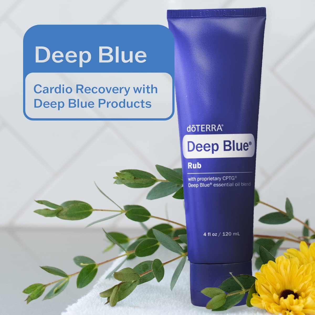 doTERRA Deep Blue Rub – Soothing Muscle & Joint Topical Cream for Pain Relief an