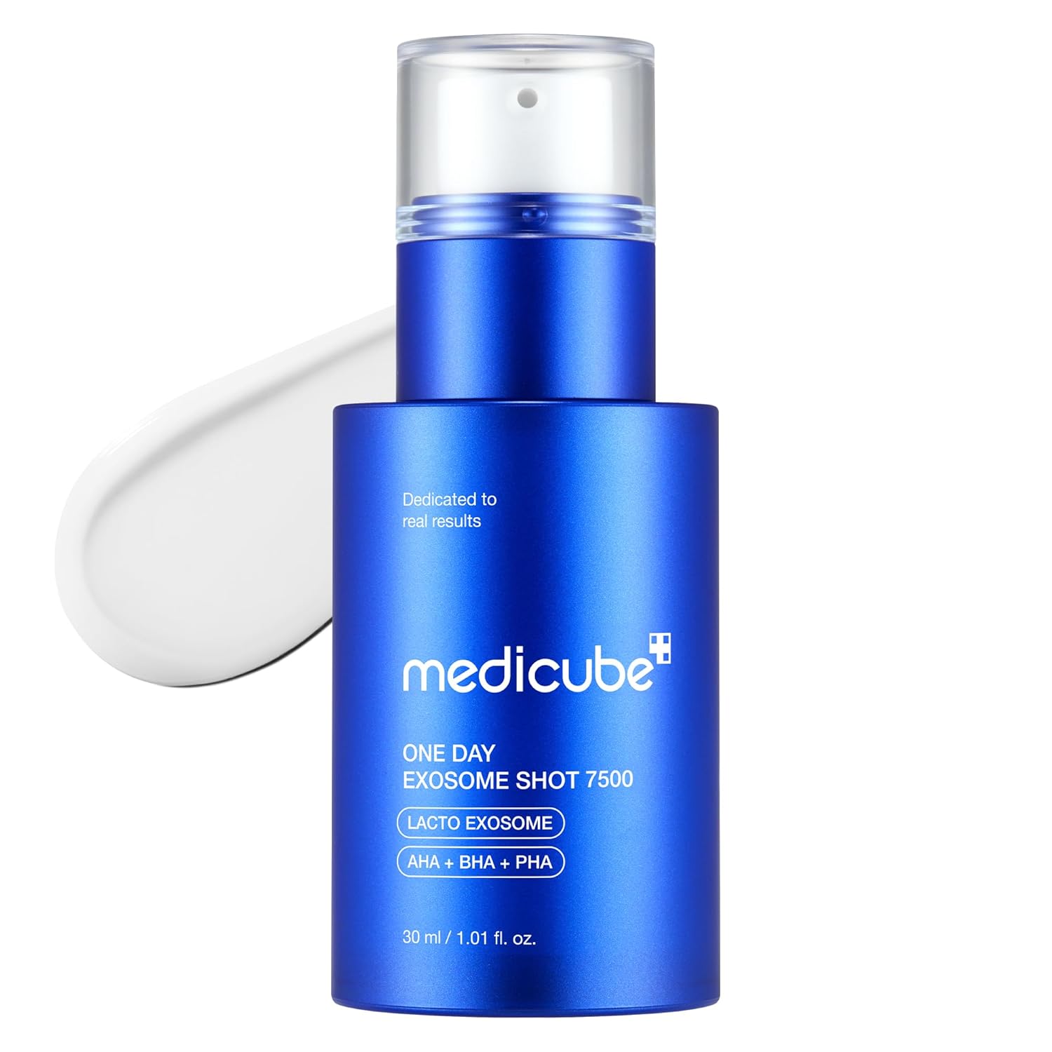 medicube Exosome Shot Zero 7,500 PPM Spicule Facial Serum | Liquid Skin Booster Serum | Exosome, AHA+BHA+PHA | Pore Care, Dead Skin Cells, Skin Texture | Korean Skincare, 1.01 fl.oz