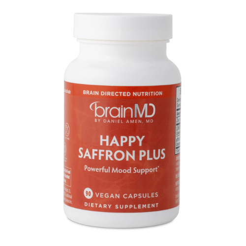 BRAINMD Dr. Amen Happy Saffron Plus – Mood & Emotional Wellness Support with Saf