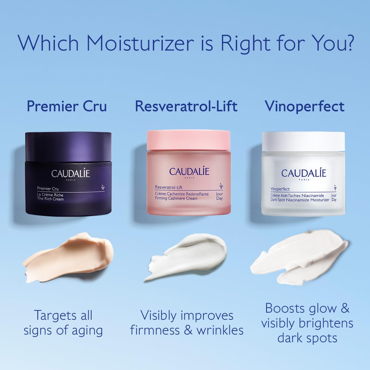 Caudalie Vinoperfect Instant Brightening Dark Spot Moisturizer – Niacinamide, Re