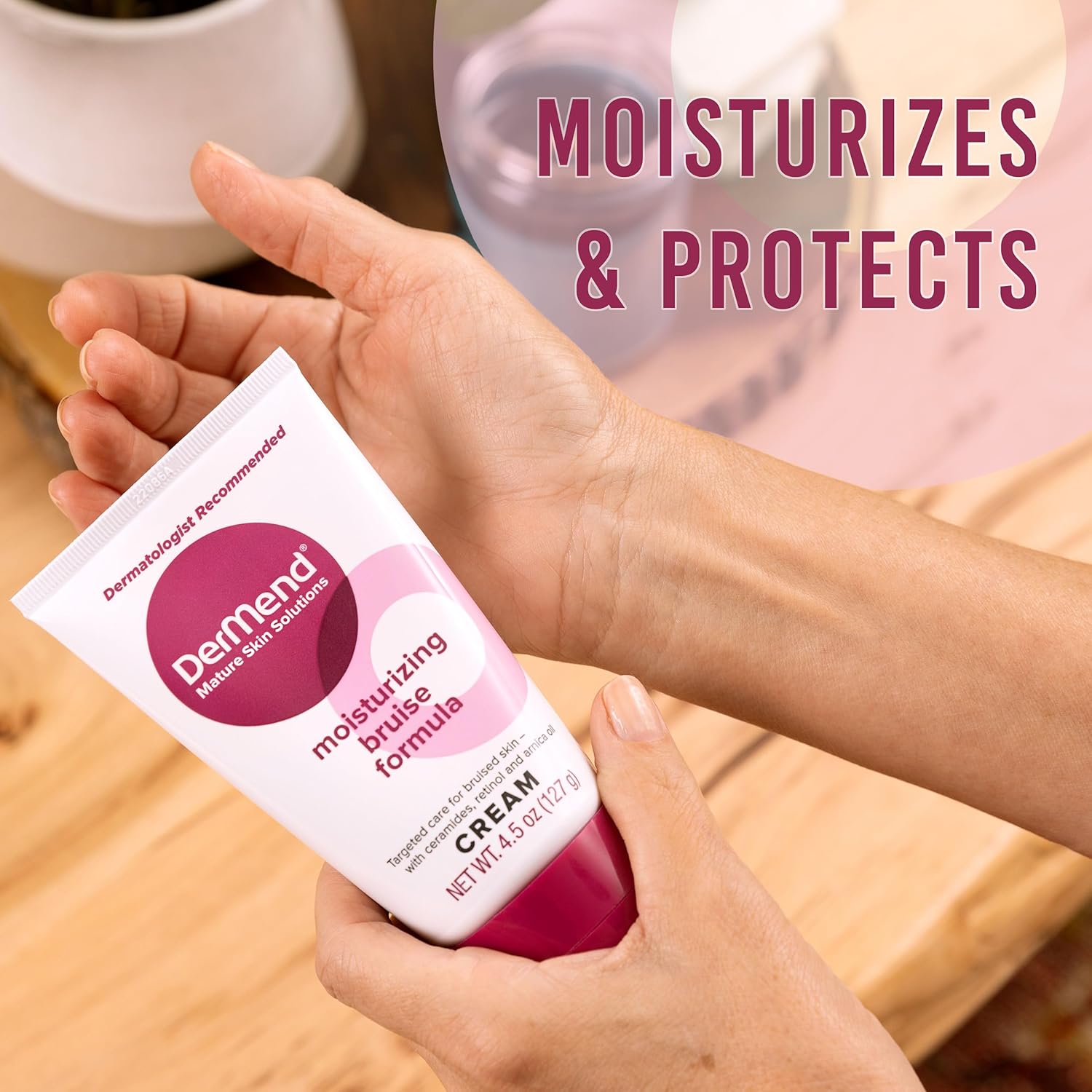 Dermend Arnica Bruise Cream with Vitamin K – Moisturizing Bruise Care for Arms, 