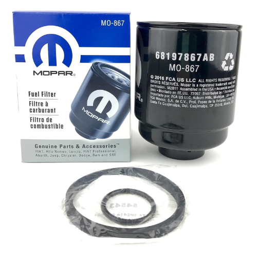 Mopar Fuel/Water Separator Filter Kit – OEM Replacement 68197867AB – Protects Fu