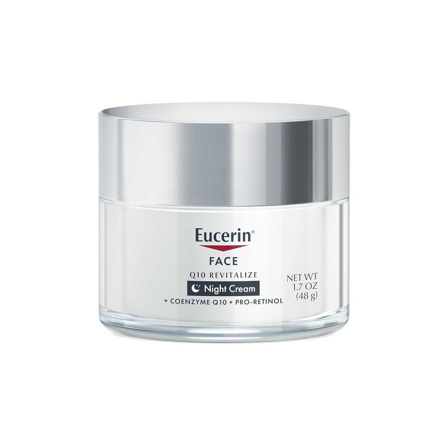 Eucerin Q10 Anti-Wrinkle Night Cream + Pro-Retinol – Facial Cream for Sensitive 