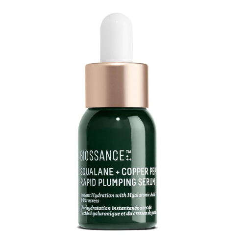 Biossance Squalane + Copper Peptide Rapid Plumping Serum – Face Serum for All Sk