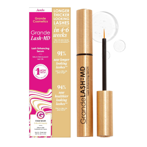 Grande Cosmetics GrandeLASH-MD Lash Enhancing Serum – Peptide & Vitamin Formula 