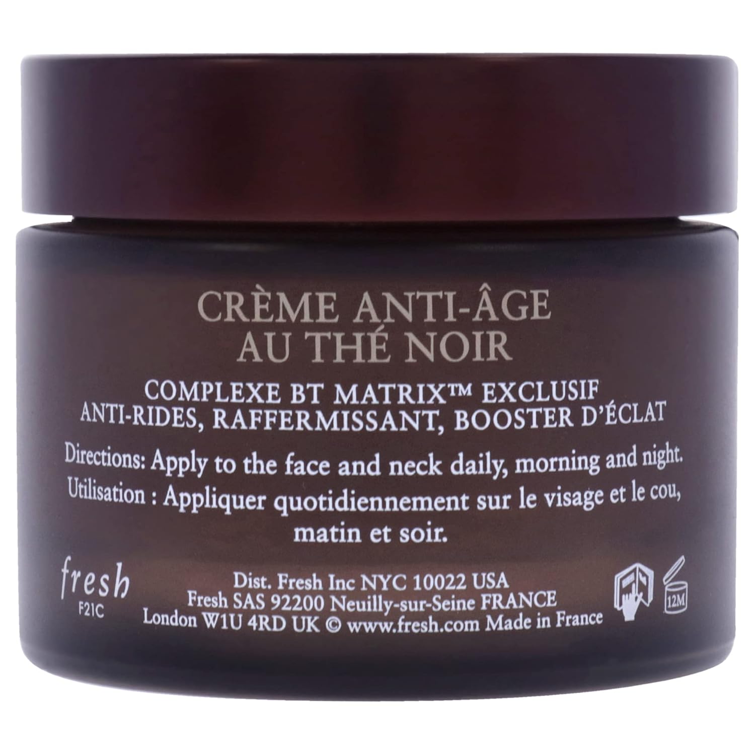 Fresh Black Tea Advanced Age Renewal Cream for Women – Firming & Anti-Aging Mois