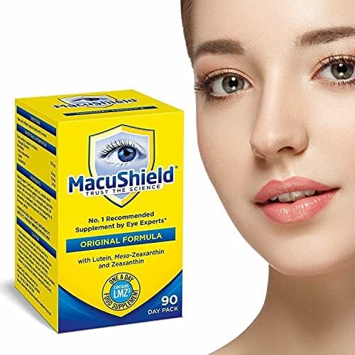 Macushield Eye Supplement – 90 One-a-Day Capsules – Supports Eye Health, Vision 