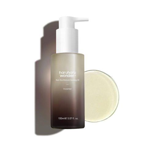 HARUHARU Wonder Black Rice Moisture Cleansing Oil – 5.1 fl oz Daily Makeup Remov