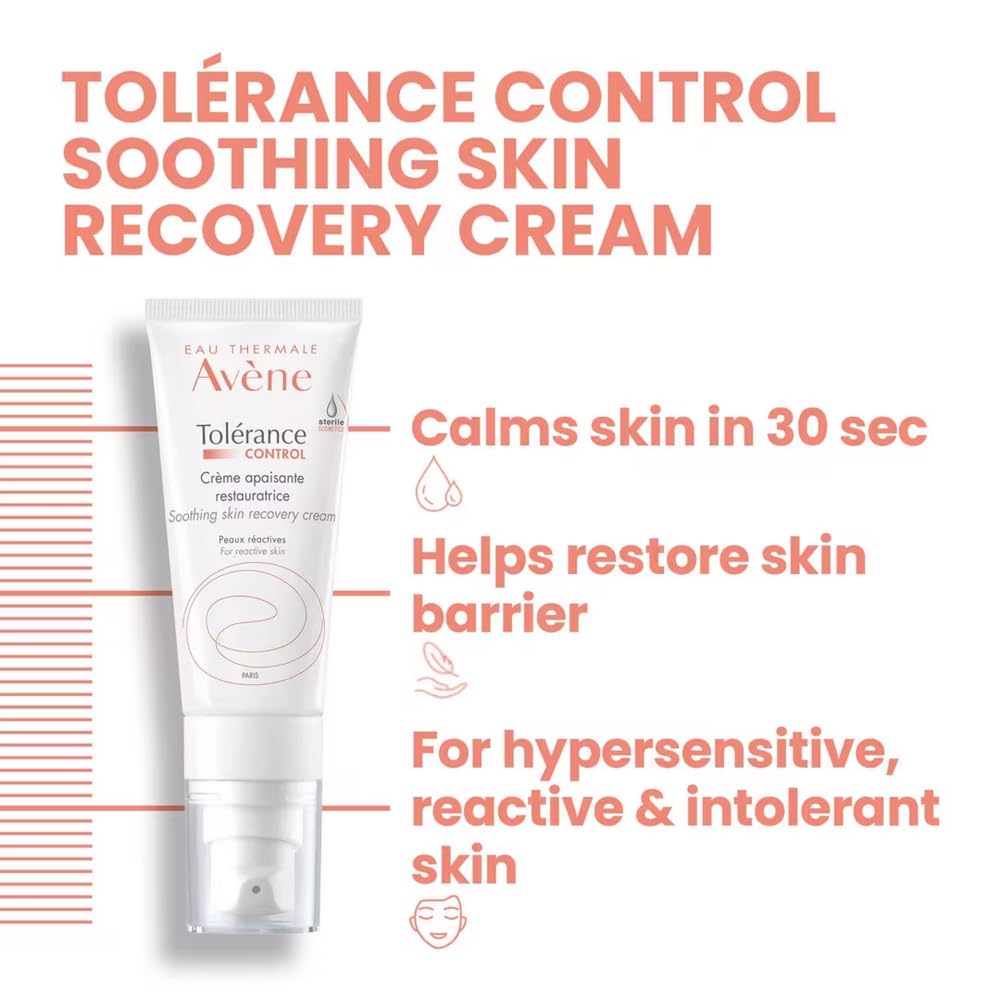 Avène Tolerance Control Soothing Skin Recovery Cream – Ultra-Calming Moisturizer
