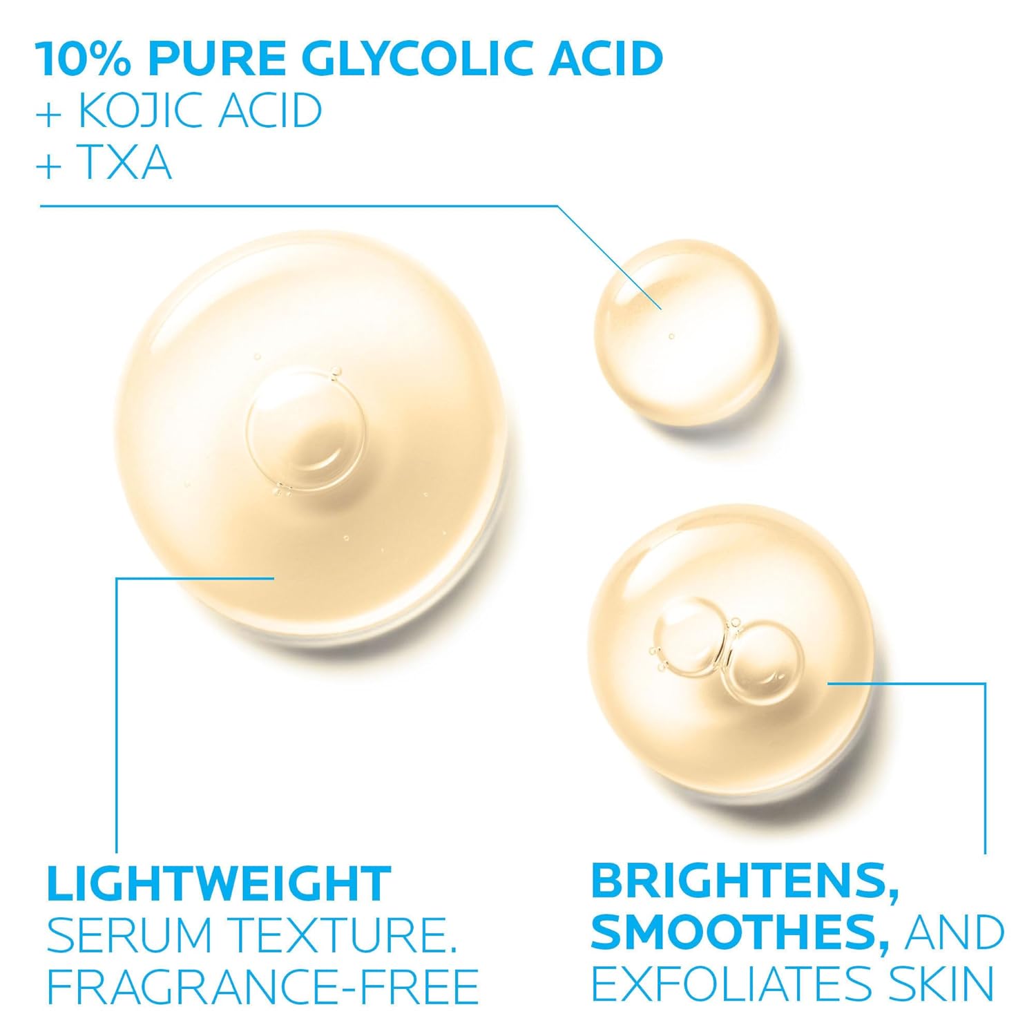 La Roche-Posay Glycolic Acid Serum – Skin Tone Correcting Brightening Serum with