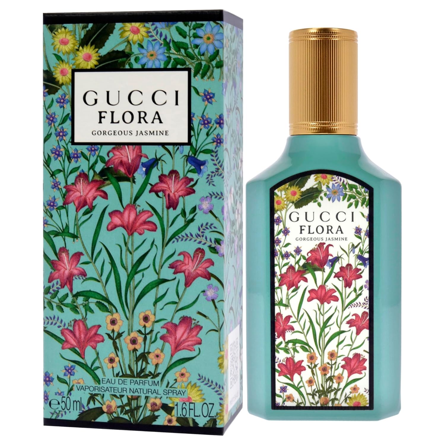Gucci Flora Gorgeous Jasmine Eau de Parfum Spray for Women 1.6 oz – Elegant Flor