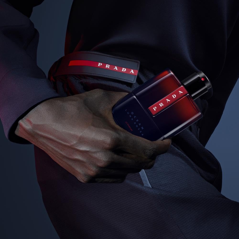 Prada Luna Rossa Ocean Le Parfum Refillable Spray for Men – 1.6 oz, Fresh Aquati