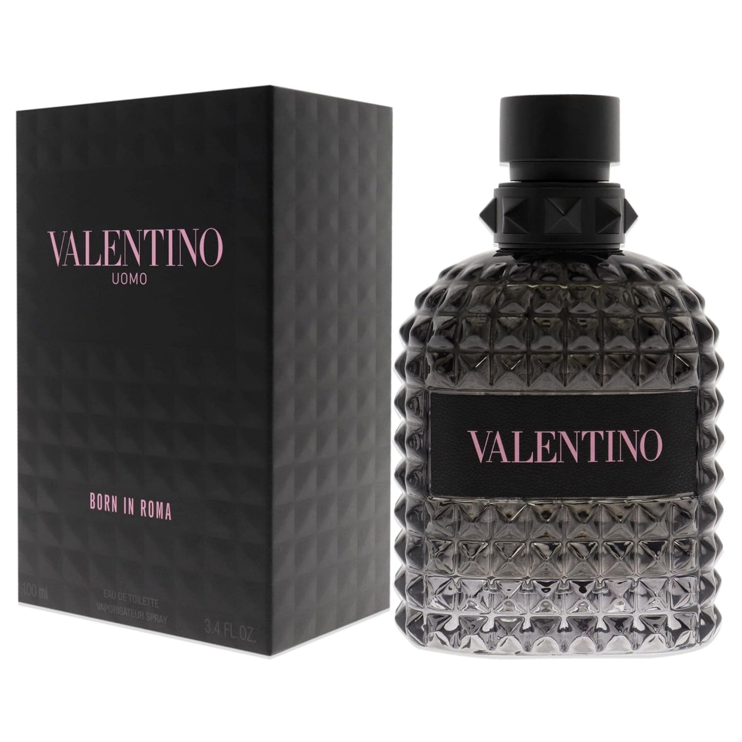 Valentino Uomo Born in Roma Eau de Toilette for Men – Fresh, Woody & Aromatic Fr