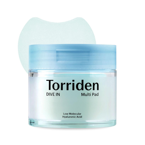 Torriden DIVE IN Multi Pad – Serum-Infused Hydrating Facial Pads with Hyaluronic