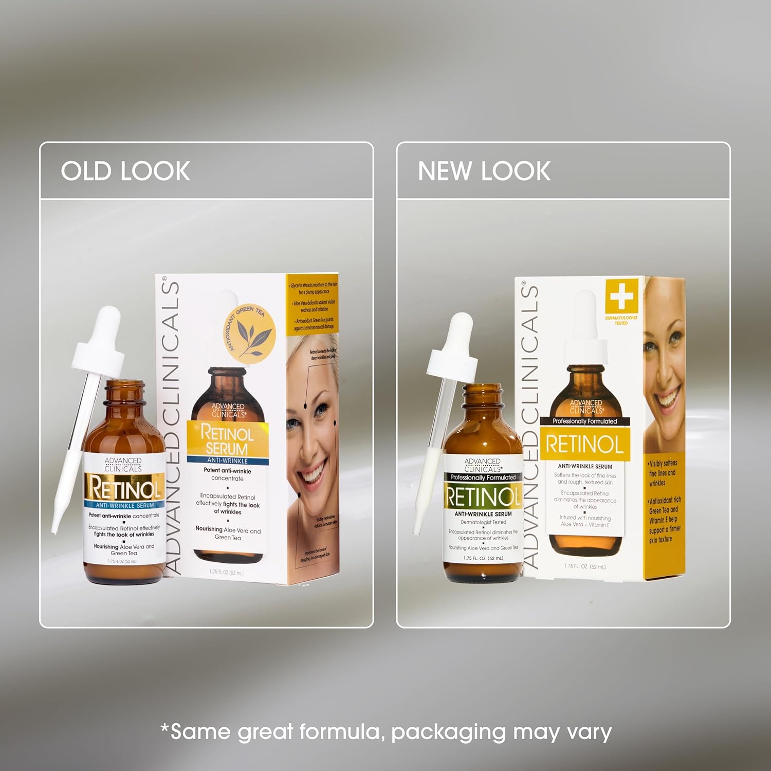 Advanced Clinicals Retinol Serum for Face – Anti-Aging Face Moisturizer with Vit