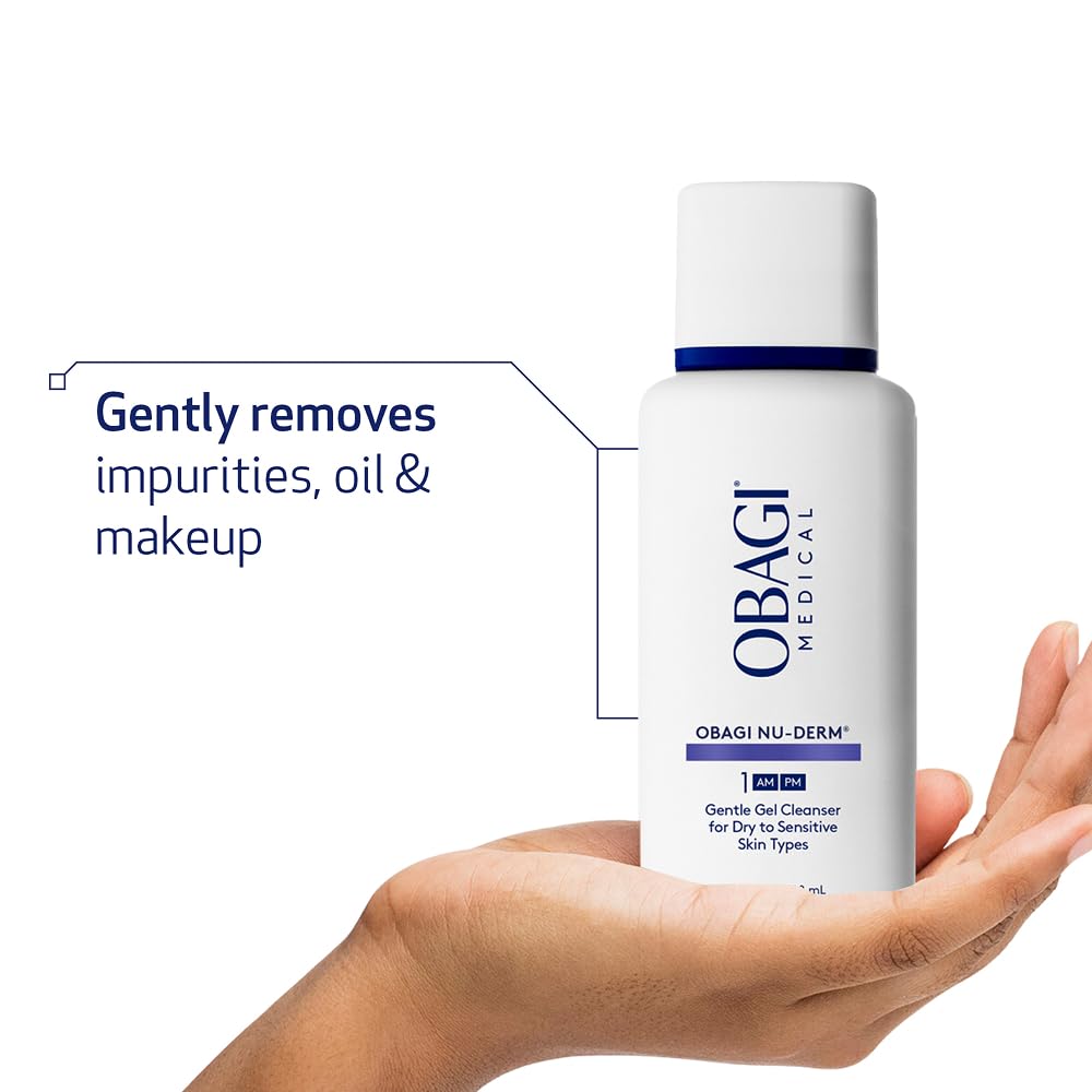 Obagi Nu-Derm Gentle Face Cleanser – Mild, Non-Irritating Daily Cleanser for All