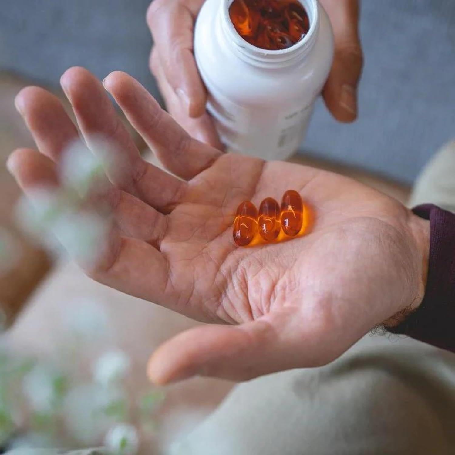 Marine Omega – Omega-3 & Krill Oil Supplement, 1200mg DHA & EPA per Serving, 120