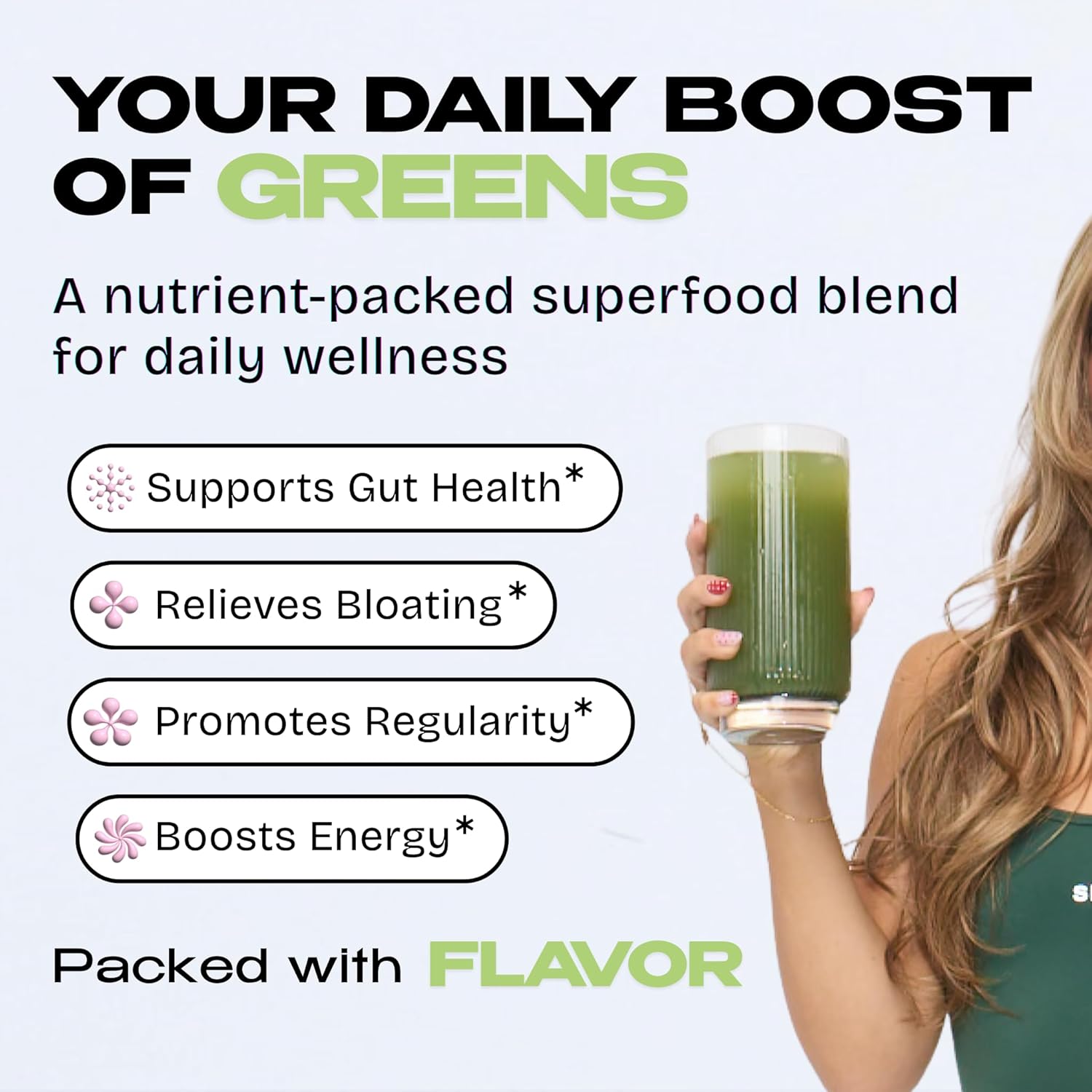 Kiala Nutrition Super Greens – Organic Greens Powder with Spirulina & Chlorella 