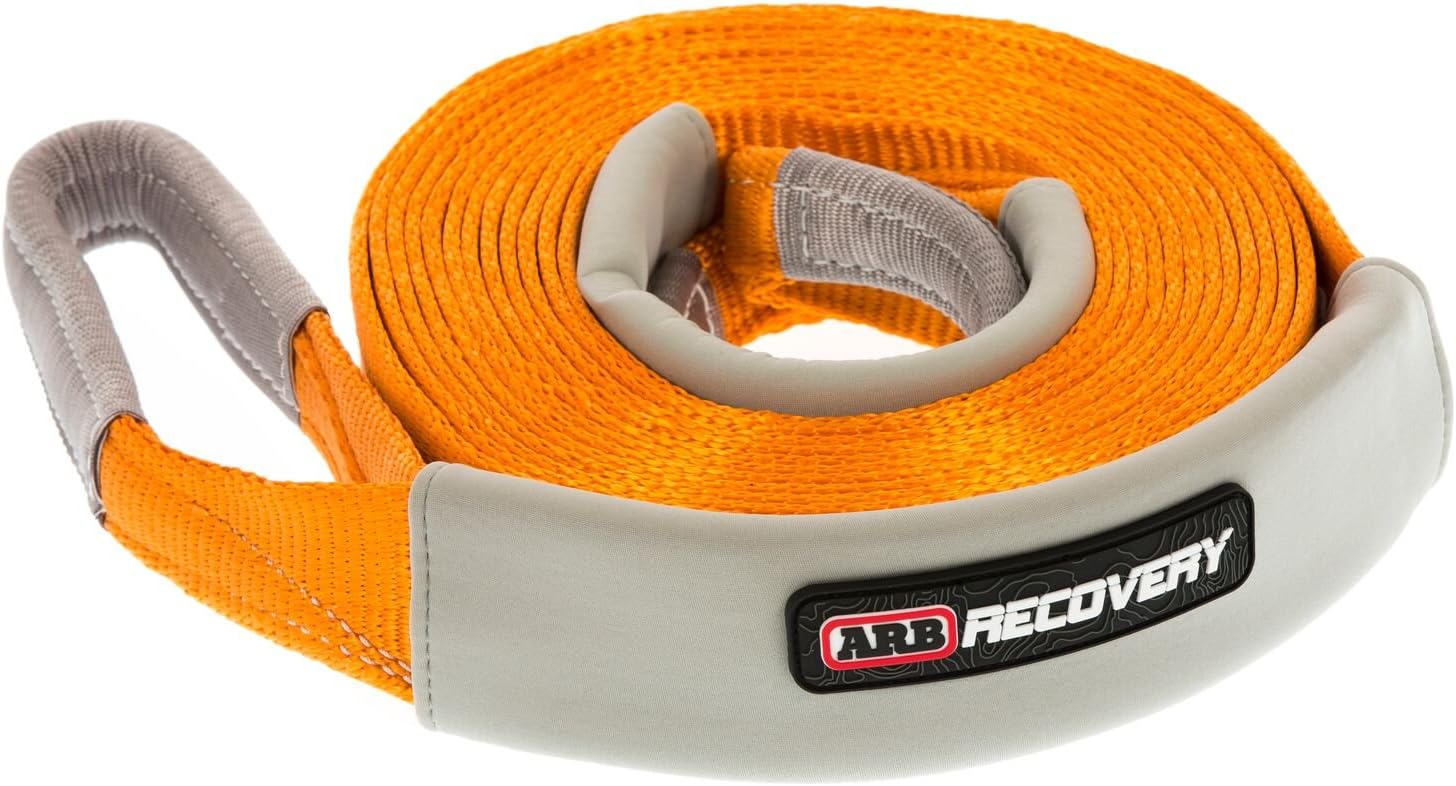ARB ARB705 Recovery Strap – 2-3/8" x 30', 17,500 lbs Capacity, Heavy-Duty Tow & 