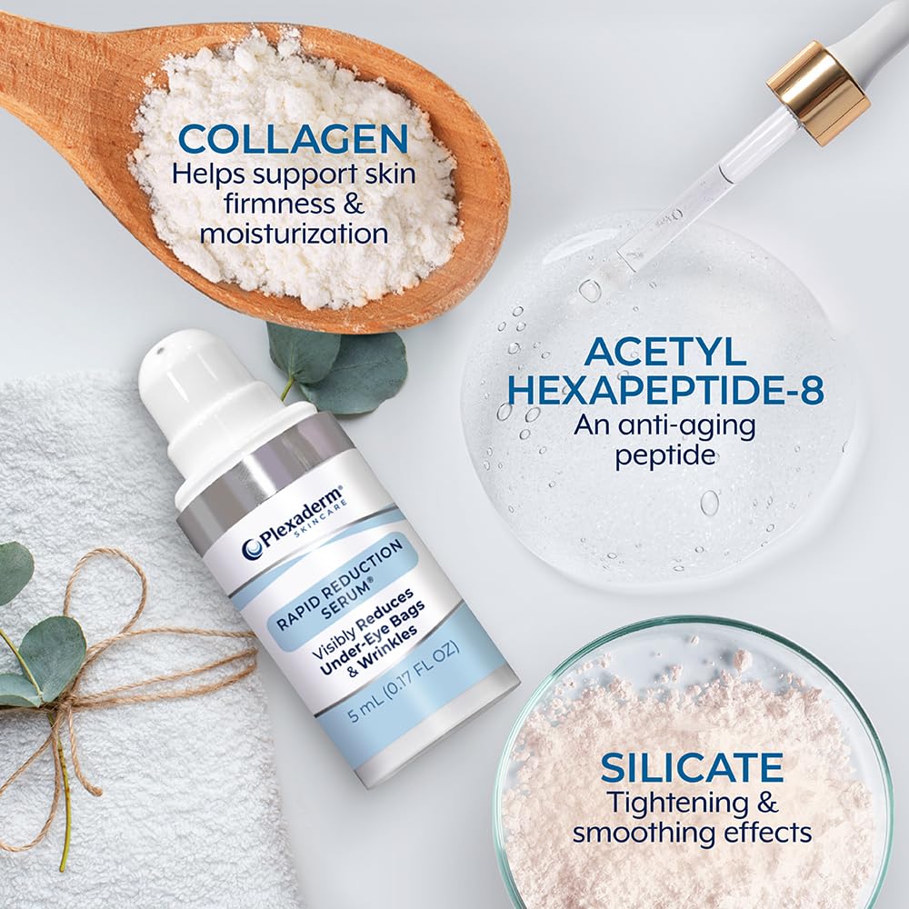 Plexaderm Rapid Reduction Eye Serum – Instantly Reduces Under-Eye Bags, Wrinkles