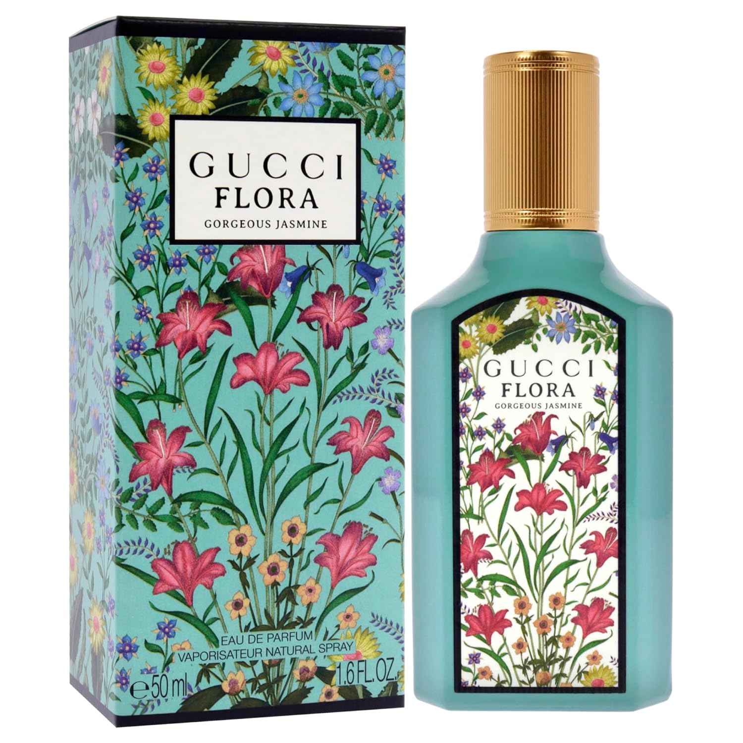 Gucci Flora Gorgeous Jasmine Eau de Parfum Spray for Women 1.6 oz – Elegant Flor