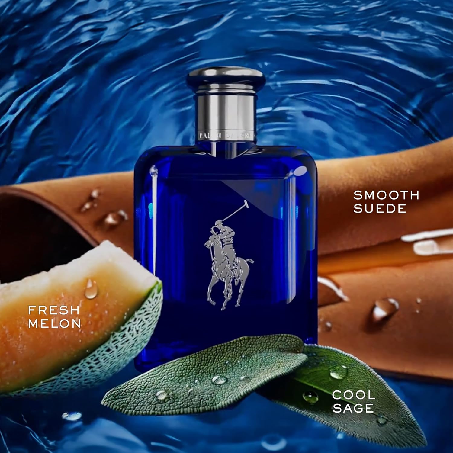 Ralph Lauren Polo Blue Eau de Toilette – Fresh Aquatic Men’s Cologne with Citrus