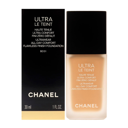 CHANEL Ultra Le Teint Ultrawear Flawless Foundation – BD31 Medium Golden, 1 oz –