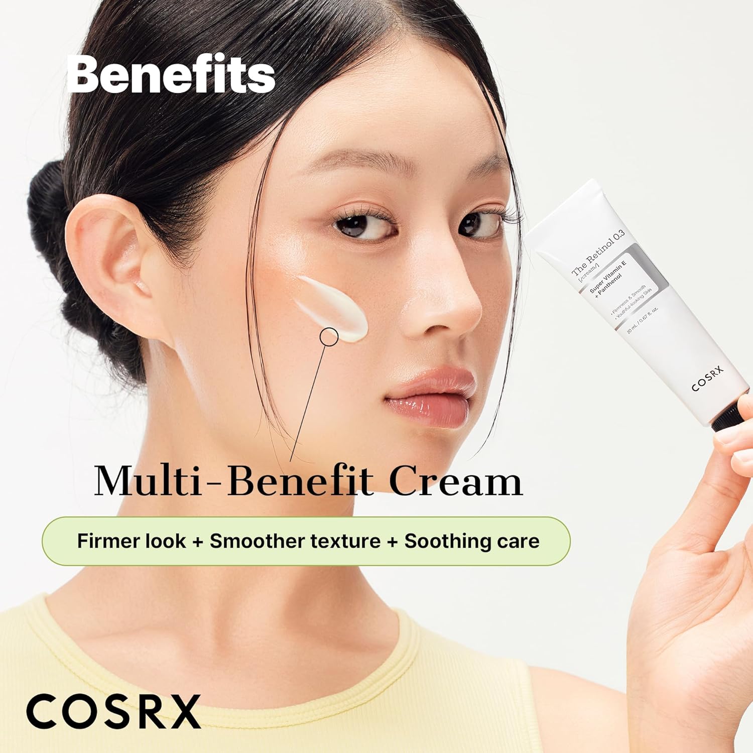 COSRX Retinol 0.3% Cream, Anti-Aging Eye & Neck Cream for Wrinkles & Fine Lines,
