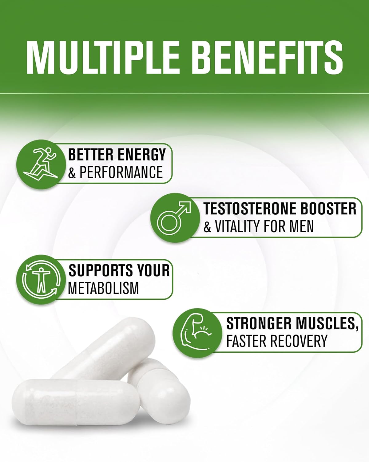 NaturalSlim Natural Testosterone Booster for Men – Energy, Muscle & Metabolism S