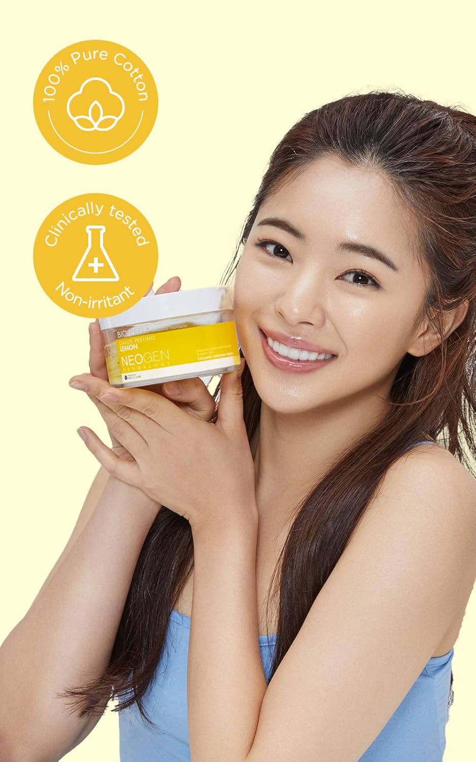 DERMALOGY by NEOGENLAB Bio-Peel Gauze Peeling Pads Lemon – Brightening Exfoliati