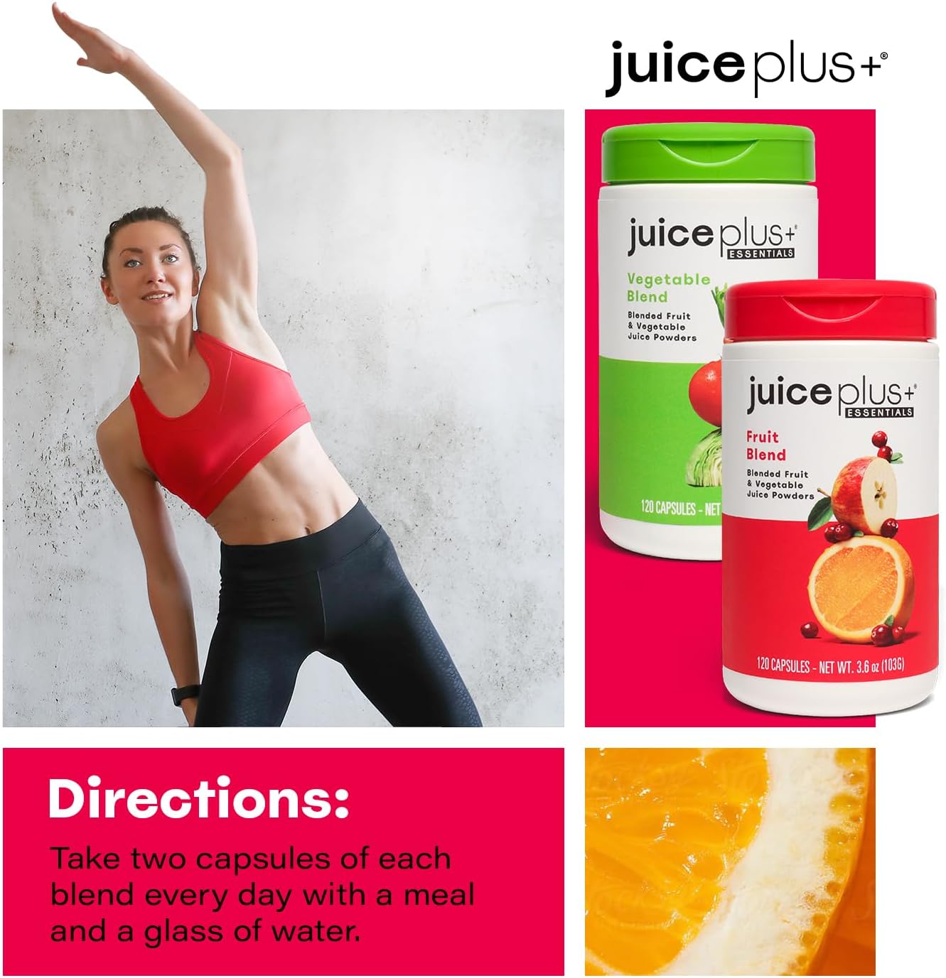 JuicePlus+ Fruit & Vegetable Blend – 20 Fruits & Veggies with Plant Nutrients, S