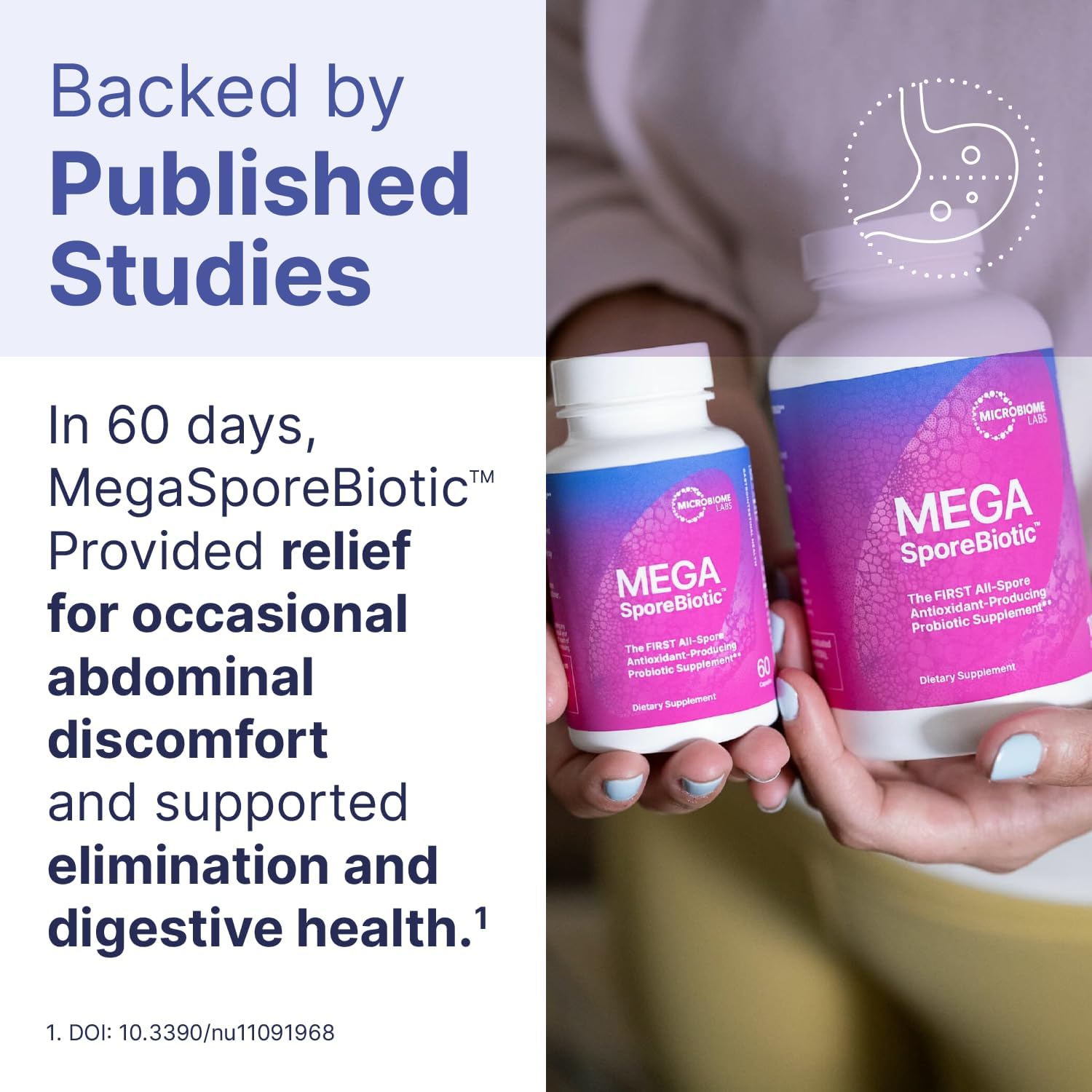 Microbiome Labs MegaSporeBiotic – Spore-Based Probiotics for Gut Health & Digest