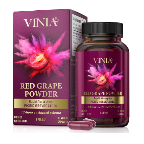 VINIA Piceid Resveratrol Supplement – Blood Flow, Nitric Oxide & Heart Health Su