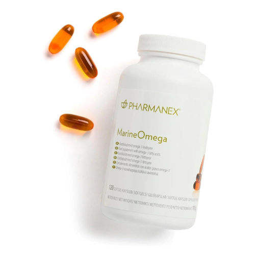 Marine Omega – Omega-3 & Krill Oil Supplement, 1200mg DHA & EPA per Serving, 120